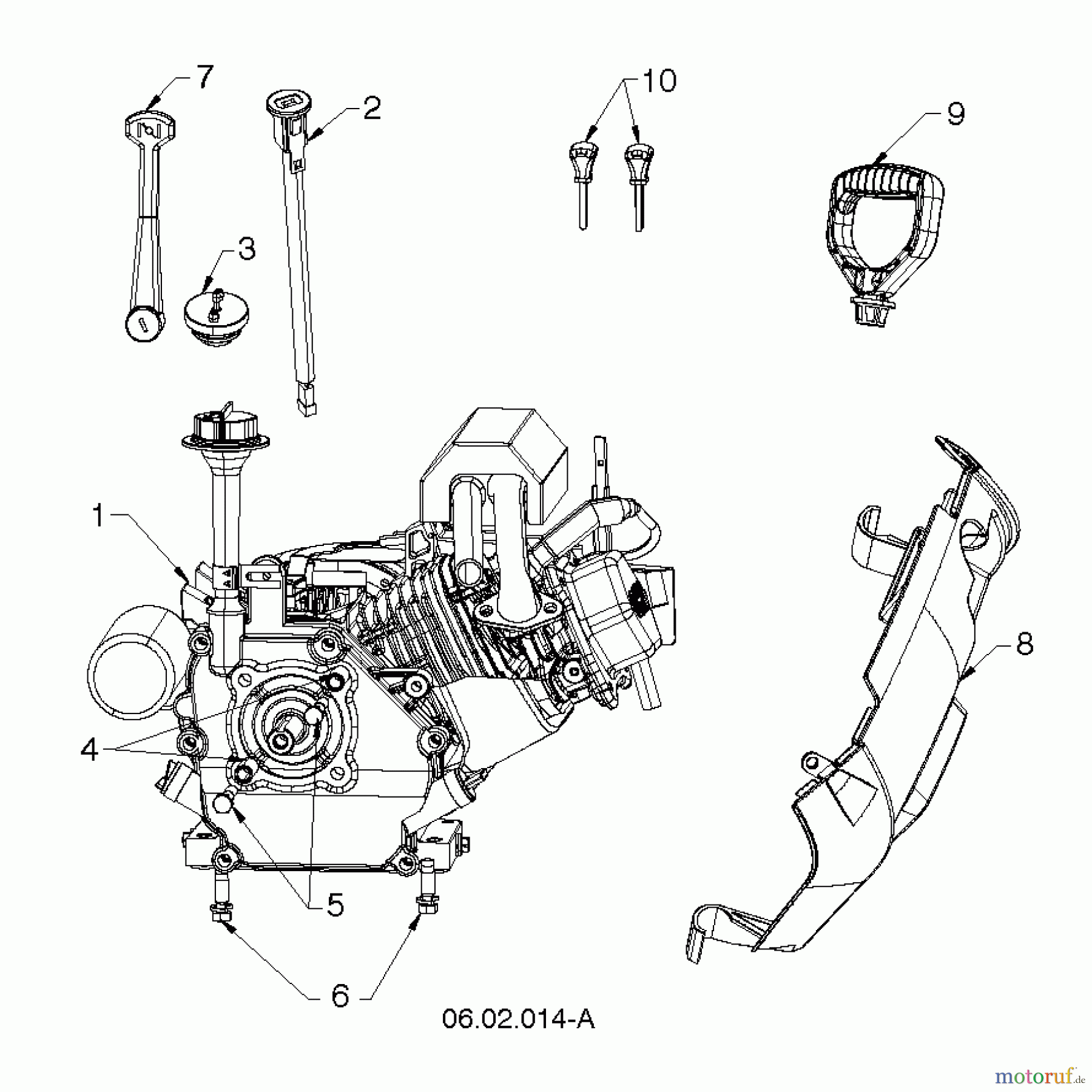 Poulan / Weed Eater Schneefräsen PR621 (96182000303) - Poulan Pro Snow Thrower (2013-05) ENGINE #2