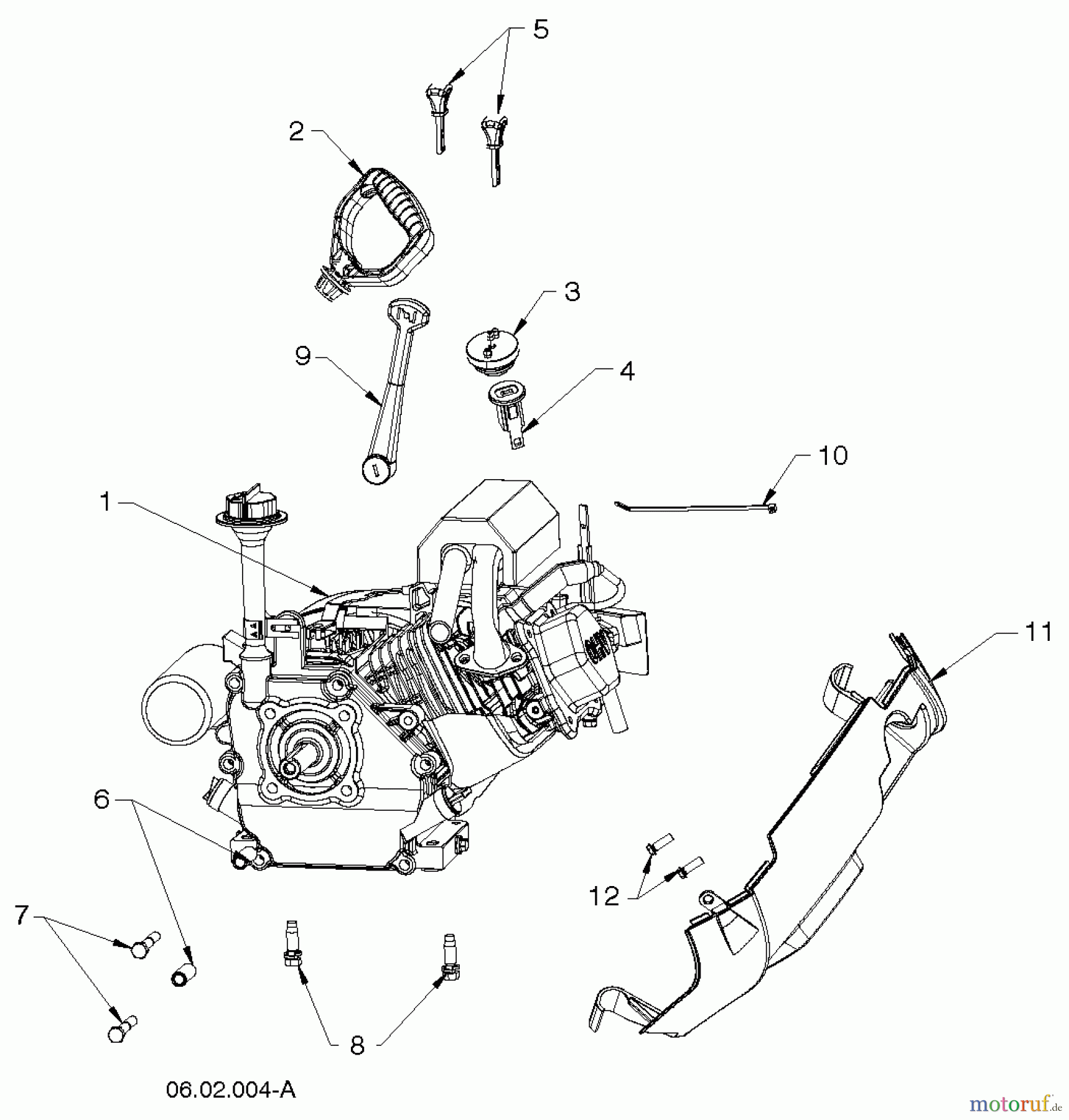  Poulan / Weed Eater Schneefräsen PR621ES (96182000403) - Poulan Pro Snow Thrower (2013-08) ENGINE