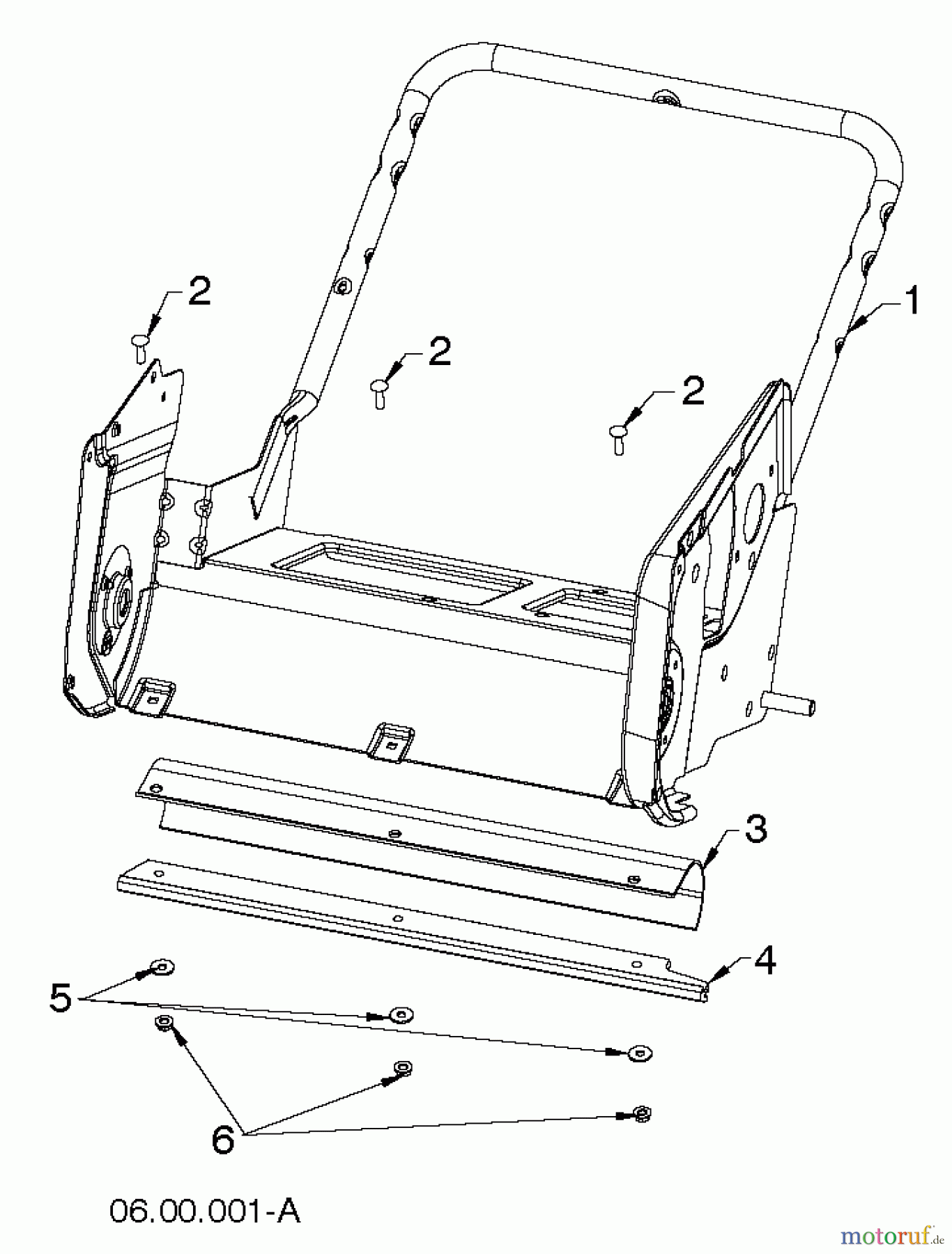 Poulan / Weed Eater Schneefräsen PR621ES (96182000403) - Poulan Pro Snow Thrower (2013-08) FRAME