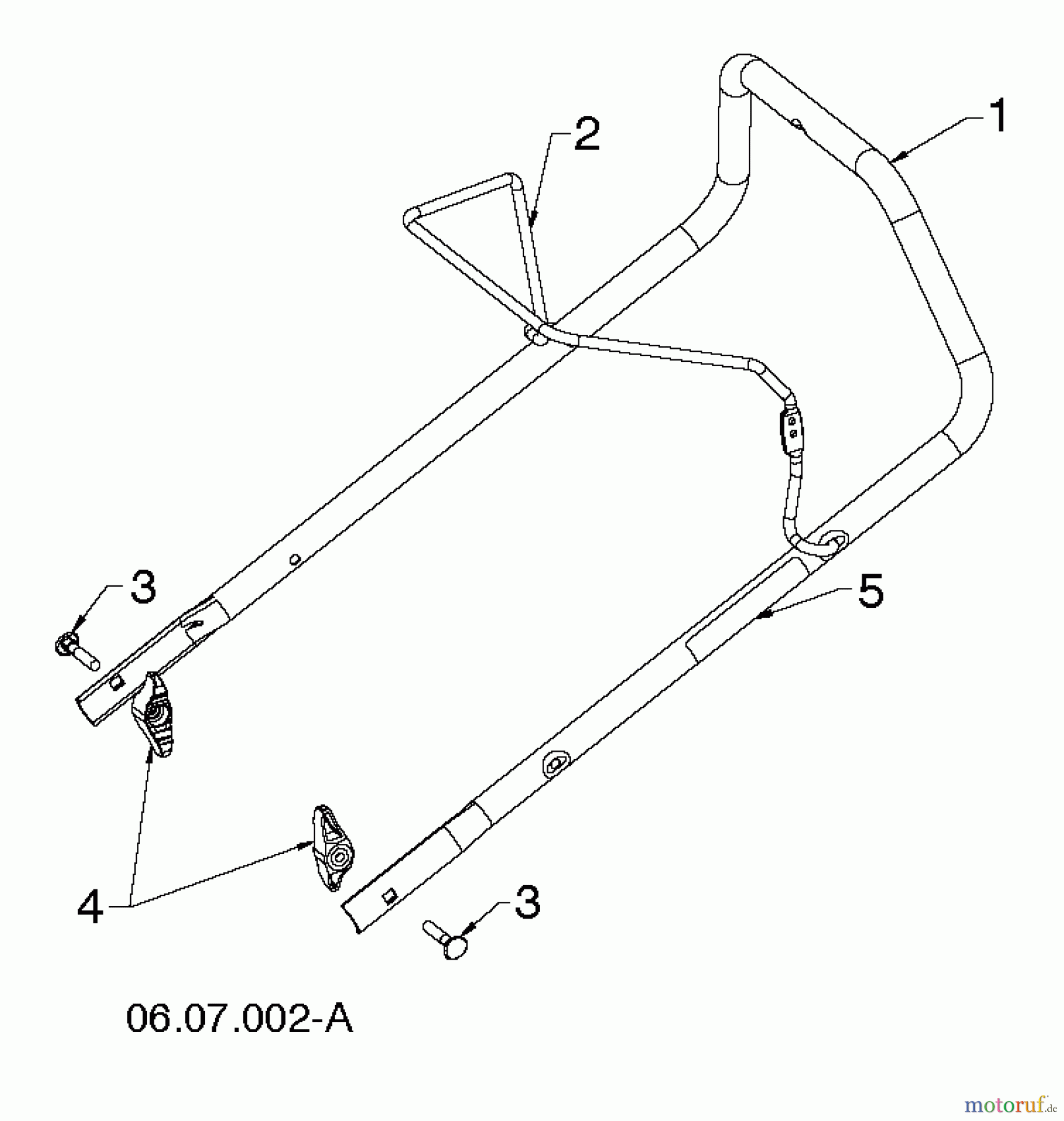  Poulan / Weed Eater Schneefräsen PR621ES (96182000402) - Poulan Pro Snow Thrower (2012-06) HANDLE