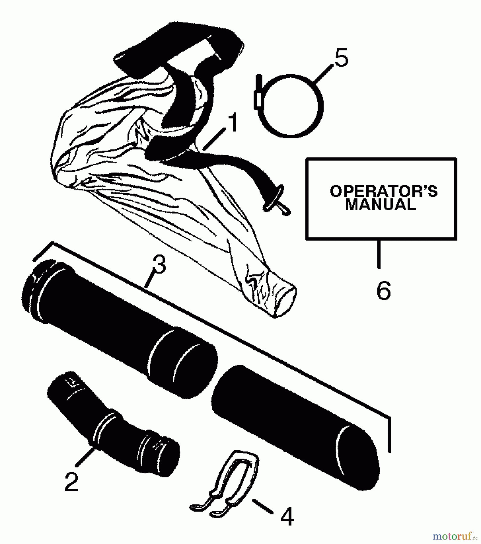 Poulan / Weed Eater Bläser / Sauger / Häcksler / Mulchgeräte GBI22V - Weed Eater Blower Vacuum Attachment Kit #952-701613