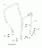 Poulan / Weed Eater PR627ES (96192003804) - Poulan Pro Snow Thrower (2012-06) Ersatzteile HANDLE #2