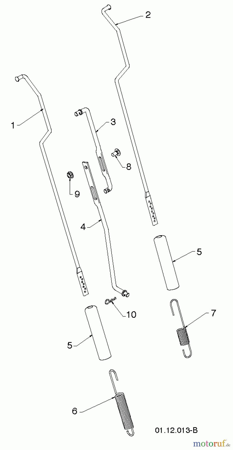 Poulan / Weed Eater Schneefräsen PR627ES (96192003806) - Poulan Pro Snow Thrower (2013-07) HANDLE #4