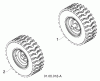 Poulan / Weed Eater PR627ES (96192003804) - Poulan Pro Snow Thrower (2012-06) Ersatzteile WHEELS TIRES