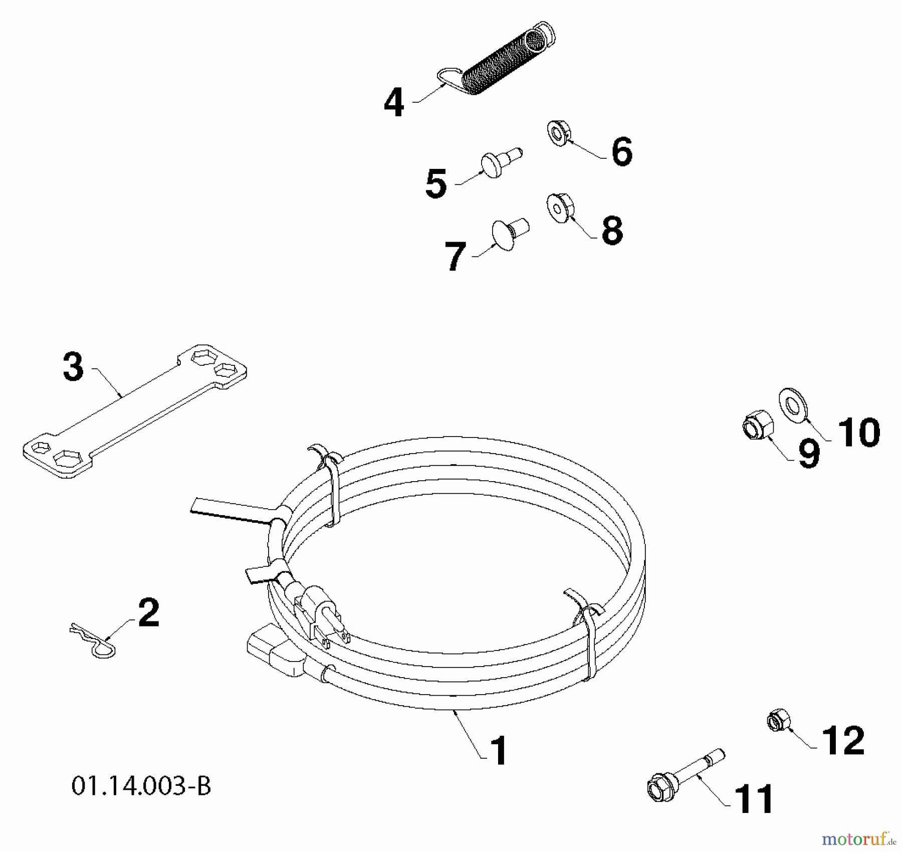  Poulan / Weed Eater Schneefräsen PR8P27ES (96192004603) - Poulan Pro Snow Thrower (2012-06) ACCESSORIES #1