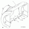 Poulan / Weed Eater PR8P27ES (96192004605) - Poulan Pro Snow Thrower (2012-08) Ersatzteile AUGER HOUSING IMPELLER #4