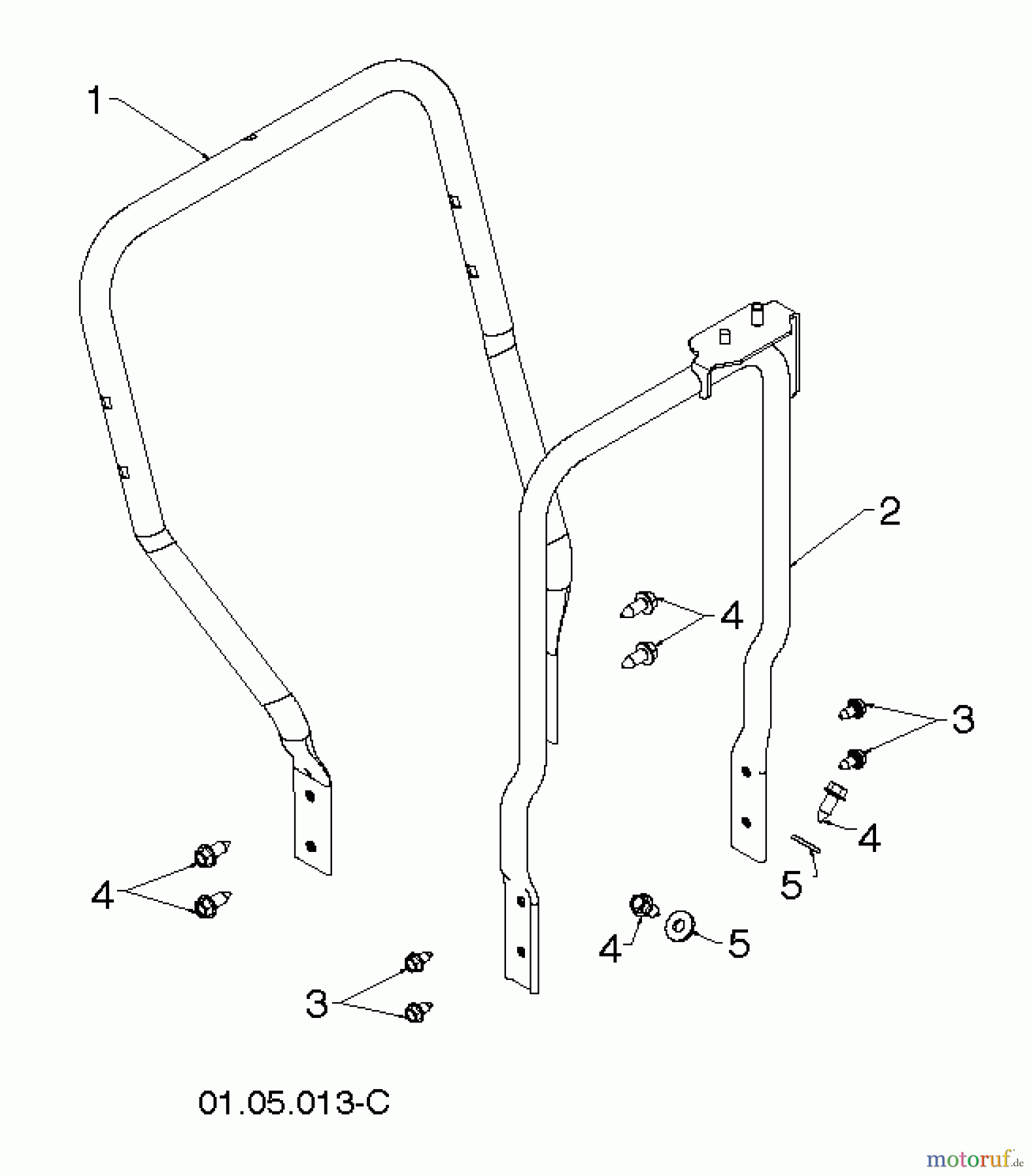Poulan / Weed Eater Schneefräsen PR8P27ES (96192004603) - Poulan Pro Snow Thrower (2012-06) HANDLE #4