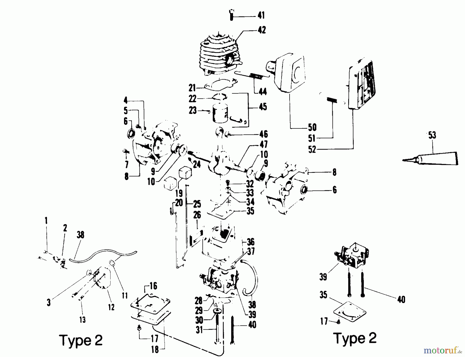 Poulan / Weed Eater Motorsensen, Trimmer 4500 - Weed Eater String Trimmer POWER UNIT