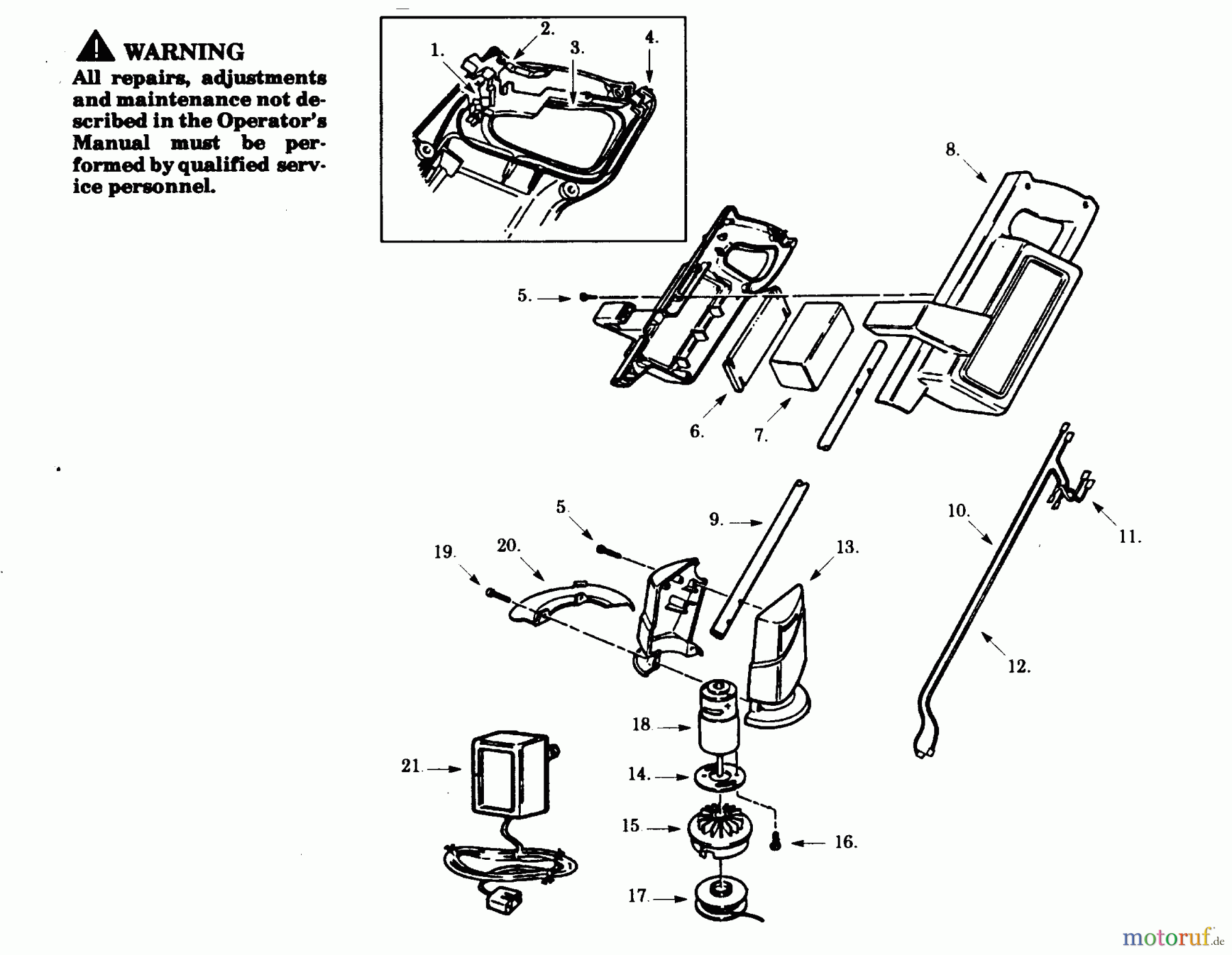 Poulan / Weed Eater Motorsensen, Trimmer 5602 - Paramount Cordless Trimmer TRIMMER ASSEMBLY