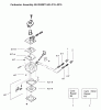 Poulan / Weed Eater FL21LE - Weed Eater Featherlite LE String Trimmer Ersatzteile Carburetor Assembly (C1U-W10) P/N 530071443