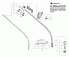Poulan / Weed Eater FL21LE - Weed Eater Featherlite LE String Trimmer Ersatzteile Drive Shaft & Cutting Head