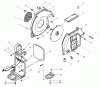 Poulan / Weed Eater PP442 - Poulan Pro Blower Ersatzteile Fan, Frame & Shoulder Strap Assemblies