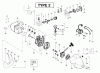 Poulan / Weed Eater SST25 (Type 2) - Weed Eater Featherlite HO String Trimmer Ersatzteile Engine Assembly Type 2