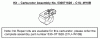 Poulan / Weed Eater TE400LE (Type 1) - Weed Eater String Trimmer Ersatzteile Carburctor Assembly (C1U-W10) P/N 530071628