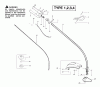Poulan / Weed Eater TE450CXL (Type 2) - Poulan String Trimmer Ersatzteile Handle, Chassis & Bar Assembly