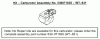 Poulan / Weed Eater SST25 (Type 4) - Weed Eater Featherlite HO String Trimmer Ersatzteile Carburetor Assembly (WT-631) P/N 530071635
