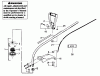 Poulan / Weed Eater XR-50A - Weed Eater String Trimmer Ersatzteile CUTTING HEAD & DRIVE SHAFT