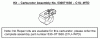 Poulan / Weed Eater XT200 (Type 2) - Weed Eater String Trimmer Ersatzteile Carburetor Assembly (C1U-W7D) 530071630