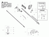 Poulan / Weed Eater XT600 (Type 1) - Weed Eater String Trimmer Ersatzteile Handle & Shaft Assembly