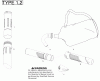 Poulan / Weed Eater VS2000BV - Weed Eater Blower Ersatzteile Tubes Type 1,2