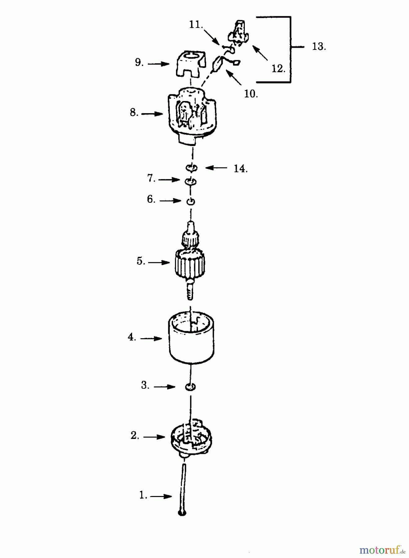  Poulan / Weed Eater Kantenschneider 1250 - Paramount Electric Edger BRUSH ASSEMBLY