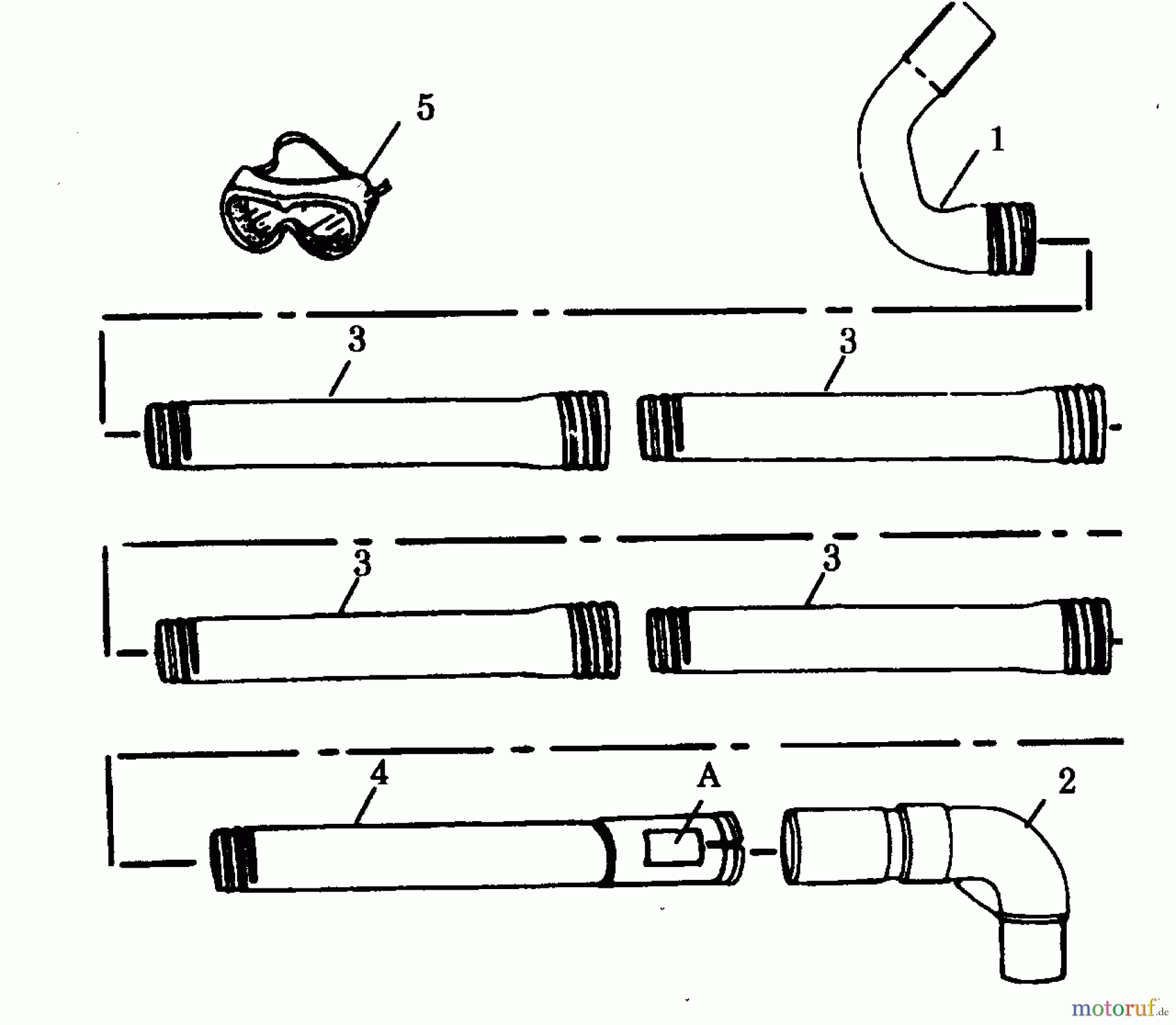 Poulan / Weed Eater Bläser / Sauger / Häcksler / Mulchgeräte 940 - Weed Eater Blower GUTTER ATTACHMENT KIT