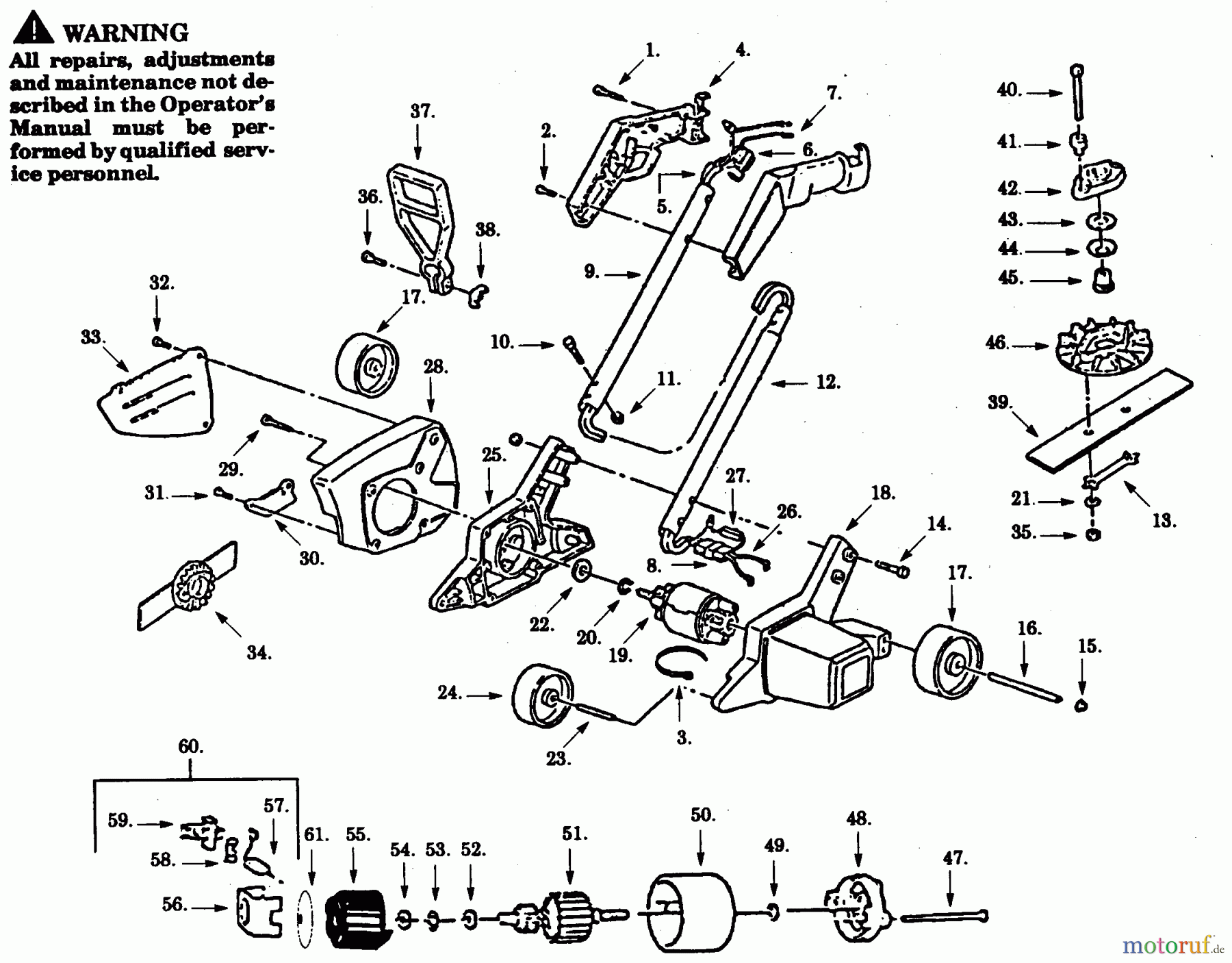 Poulan / Weed Eater Kantenschneider 970 - Paramount Electric Edger EDGER/BRUSHCUTTER ASSEMBLY