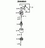 Poulan / Weed Eater E125BT - Weed Eater Electric Edger Ersatzteile ARMATURE
