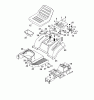 Wolf-Garten Trac OHV 6 6200000 Serie B (2003) Ersatzteile Sitz, Sitzwanne