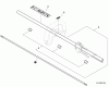 Shindaiwa AHS254 - Articulating Hedge Trimmer, S/N: T12312001001 - T1231299999 Ersatzteile Main Pipe Assembly, Driveshaft