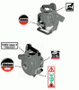 Shindaiwa EB254 - Hand Held Blower, S/N: T10911001001 - T10911999999 Ersatzteile Labels