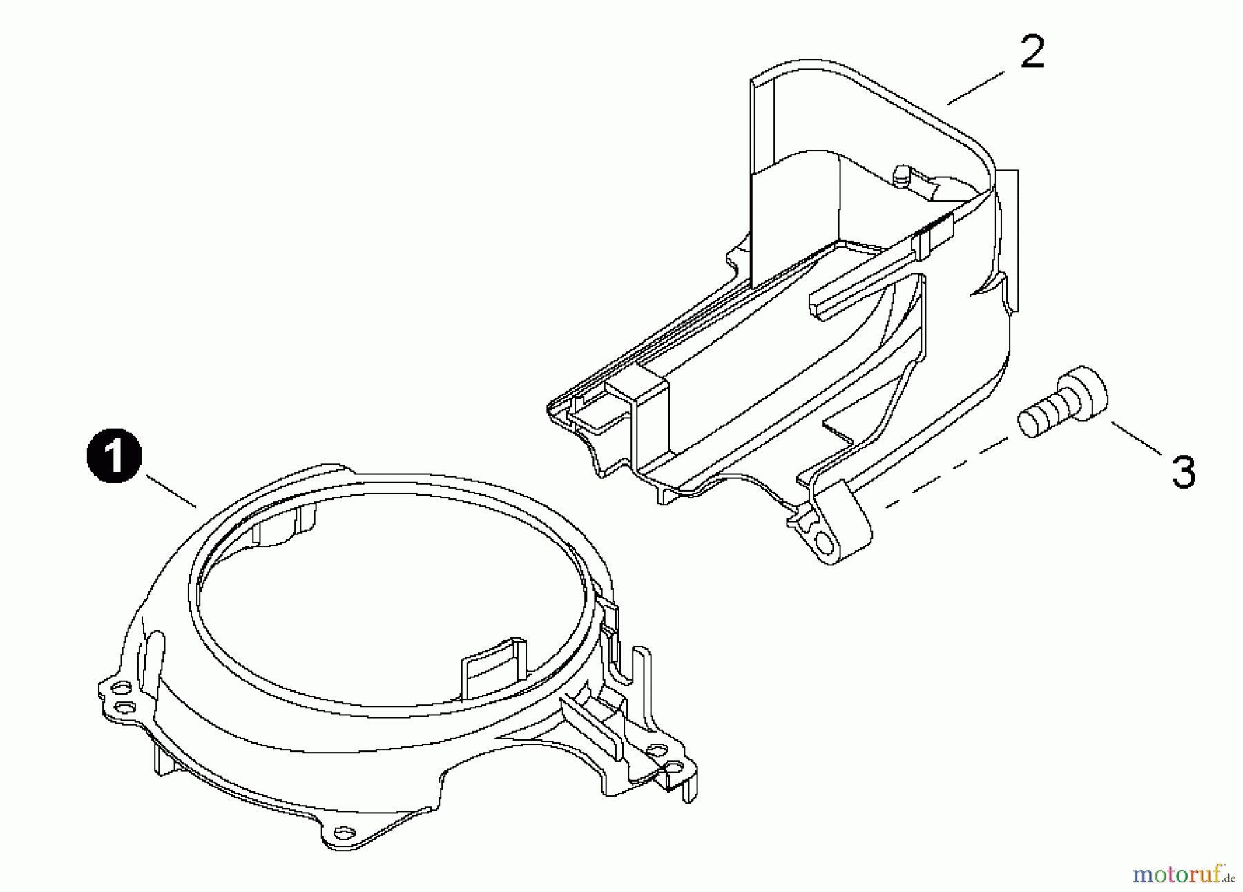 Shindaiwa Heckenscheren DH232 - Shindaiwa Hedge Trimmer, Dual-Sided, Engine Cover / Fan Cover