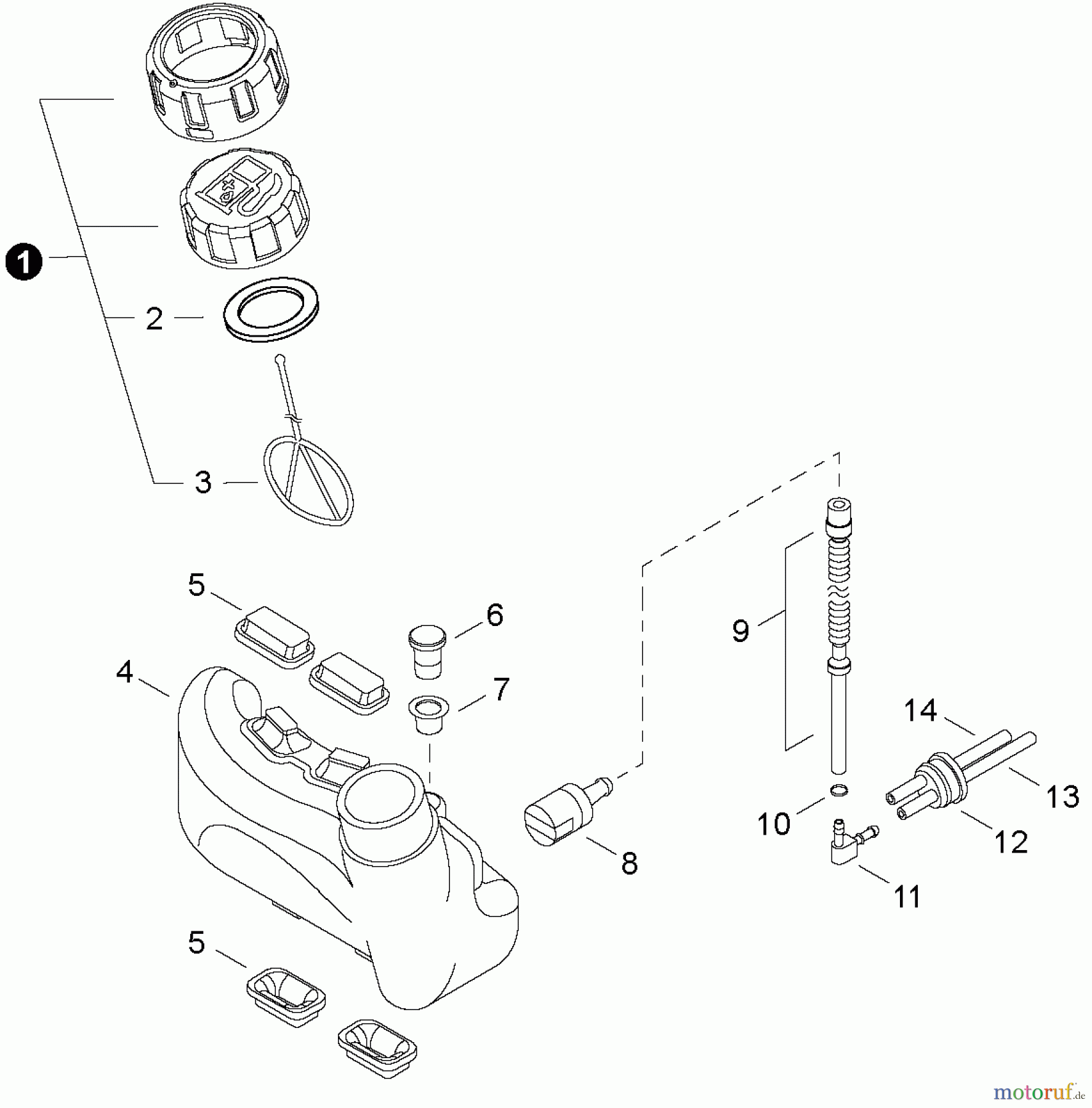 Shindaiwa Heckenscheren DH232 - Shindaiwa Hedge Trimmer, Dual-Sided, Fuel Tank