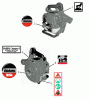 Shindaiwa EB254 - Hand Held Blower, S/N: T11013001001 - T11013999999 Ersatzteile Labels
