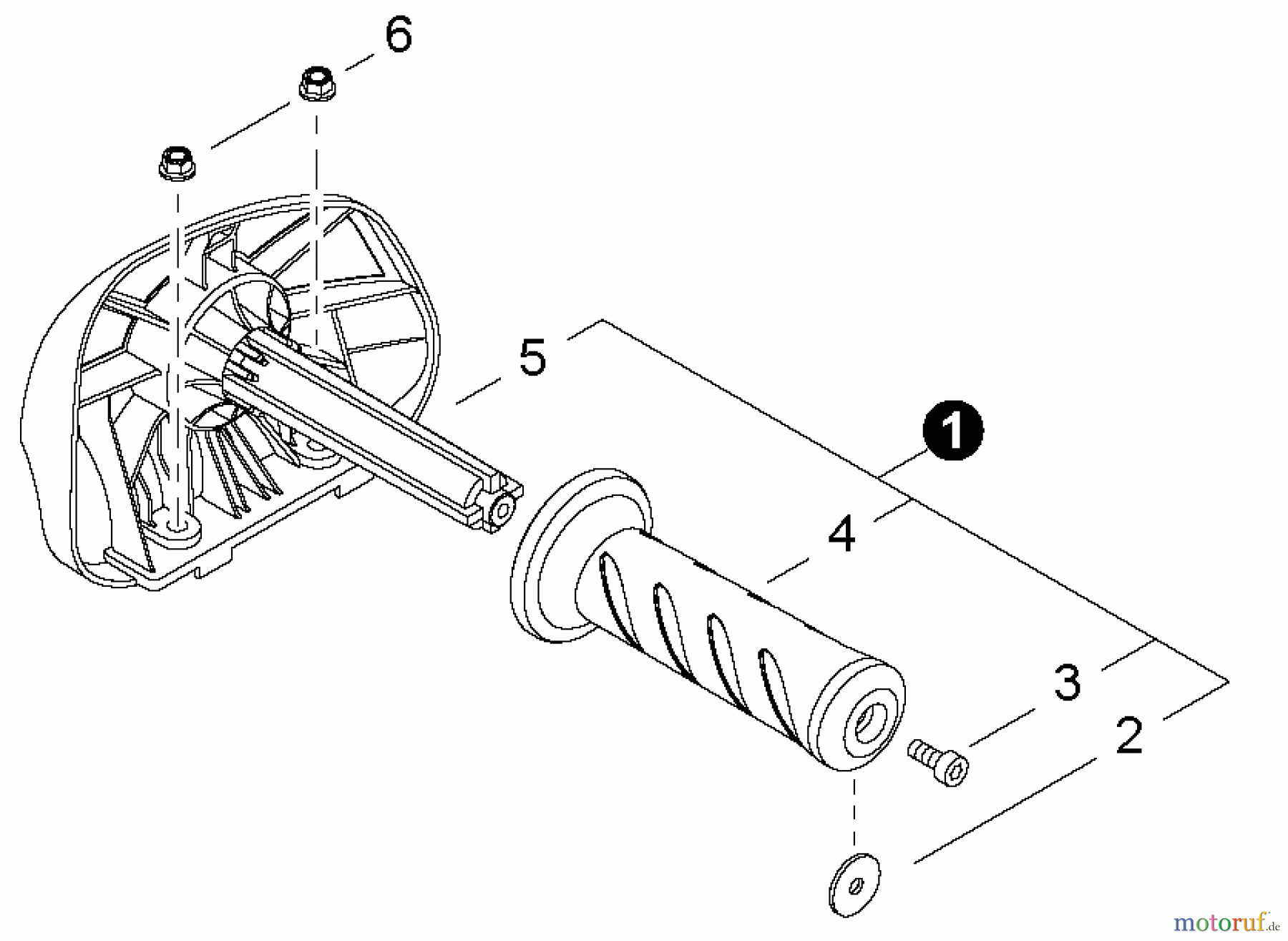 Shindaiwa Heckenscheren HT232 - Shindaiwa Hedge Trimmer, Single-Sided, S/N: T25113001001 - T25113999999 Front Handle
