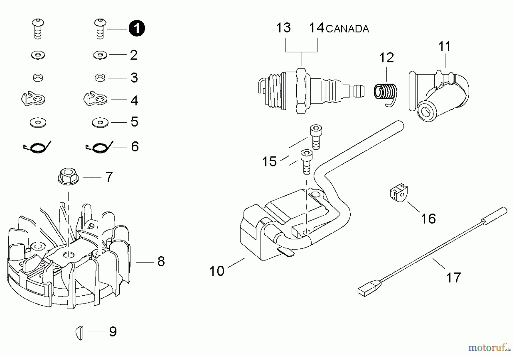  Shindaiwa Heckenscheren HT232 - Shindaiwa Hedge Trimmer, Single-Sided, Ignition / Flywheel