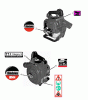 Shindaiwa EB344 - Hand Held Blower, S/N: T15711001001 Ersatzteile Labels