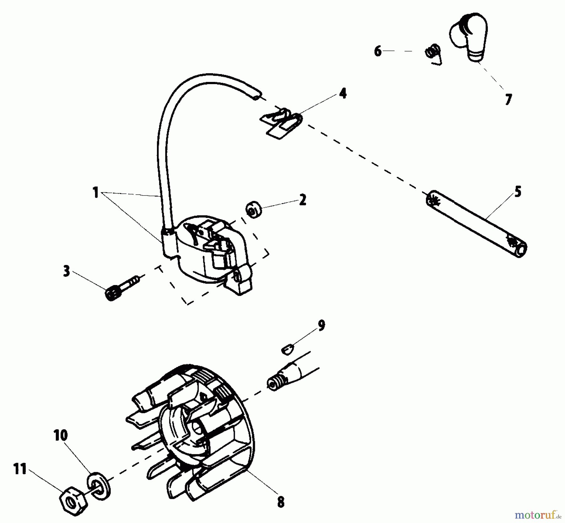 Shindaiwa Sägen, Motorsägen 360 - Shindaiwa Chainsaw Flywheel, Ignition