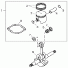 Shindaiwa 360 - Chainsaw, Ersatzteile Piston