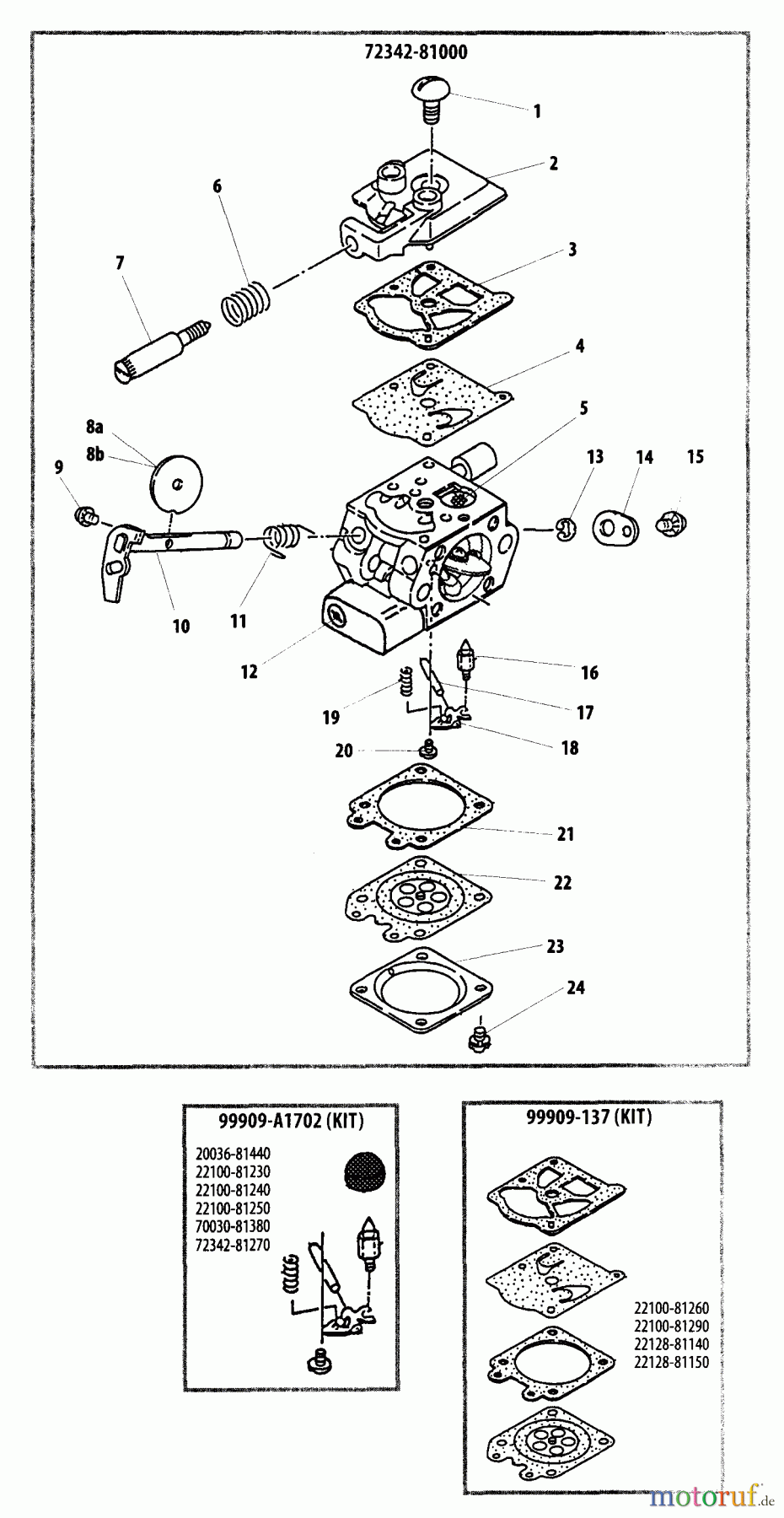 Shindaiwa Sägen, Motorsägen 377 - Shindaiwa Chainsaw Carburetor -- EPA & CARB Changes