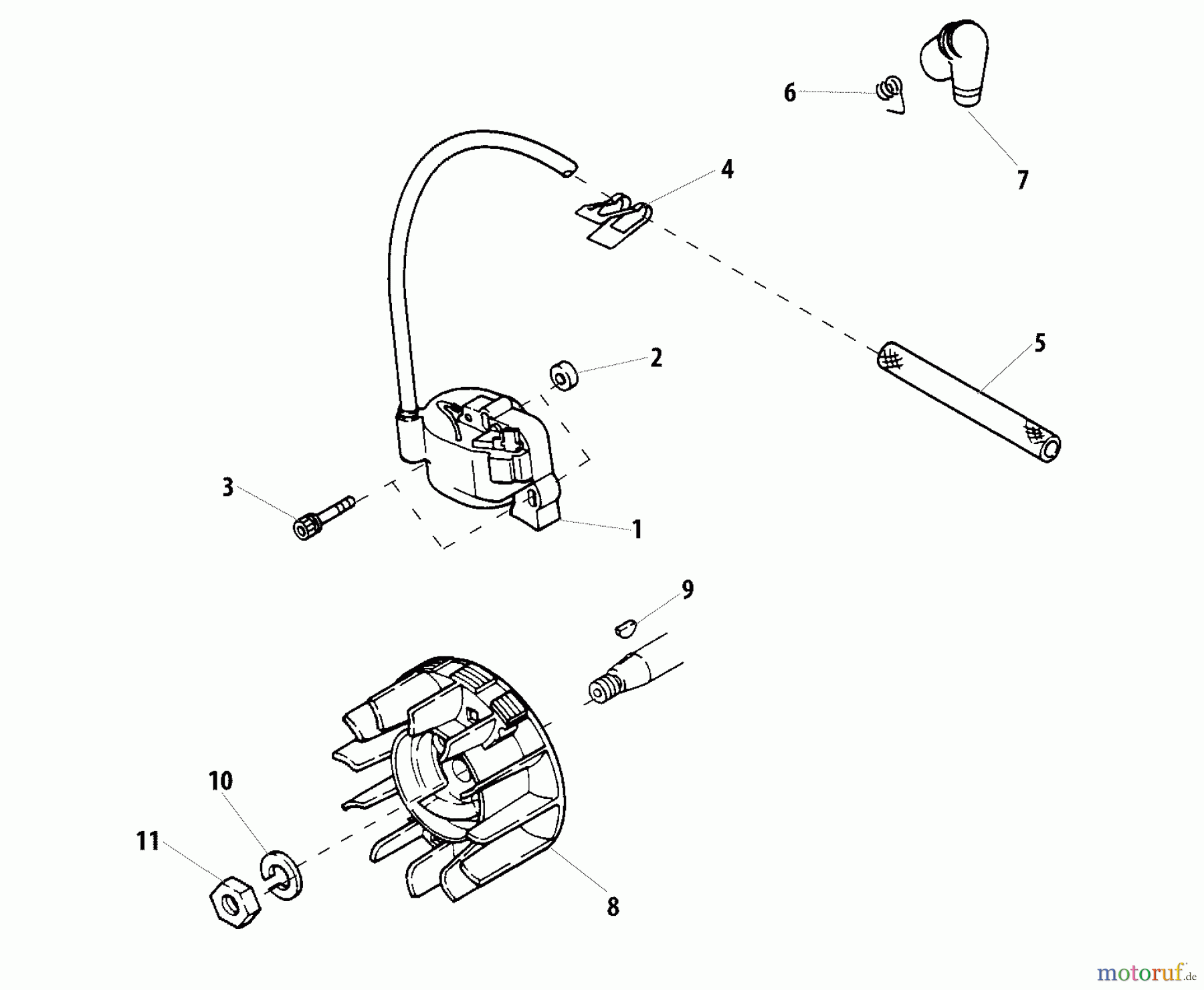  Shindaiwa Sägen, Motorsägen 377 - Shindaiwa Chainsaw Flywheel, Ignition