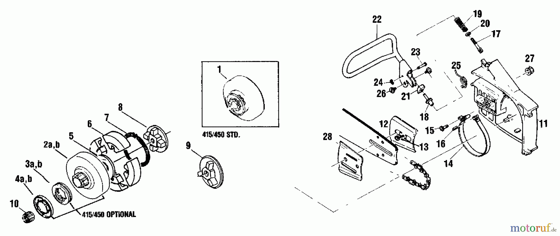 Shindaiwa Sägen, Motorsägen 415 - Shindaiwa Chainsaw Clutch, Cutting Equipment