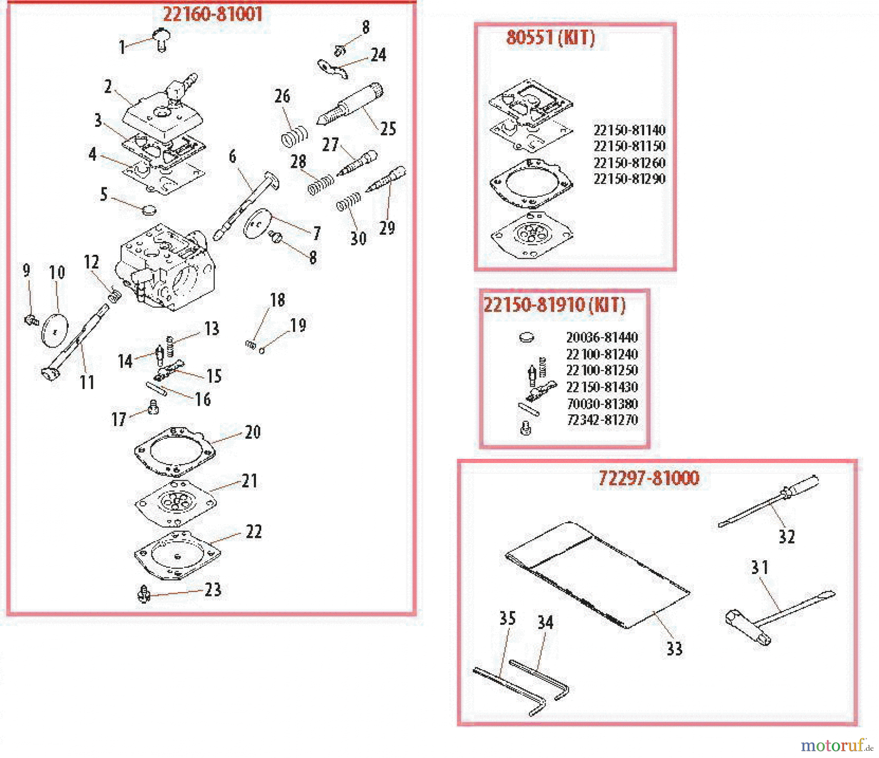  Shindaiwa Sägen, Motorsägen 488P - Shindaiwa Chainsaw Carburetor (Non EPA/CARB)