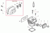 Shindaiwa 488P - Chainsaw Ersatzteile Cylinder/Muffler