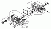 Shindaiwa 488P - Chainsaw, Ersatzteile Crankcase