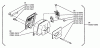 Shindaiwa 695 - Chainsaw Ersatzteile Muffler