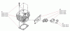 Shindaiwa 757 - Chainsaw Ersatzteile Cylinder