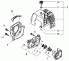 Shindaiwa ES726 - Power Sprayer, Back Pack, S/N: 9029001 - 9039900 Ersatzteile Crankcase / Engine Cover / Fan Cover