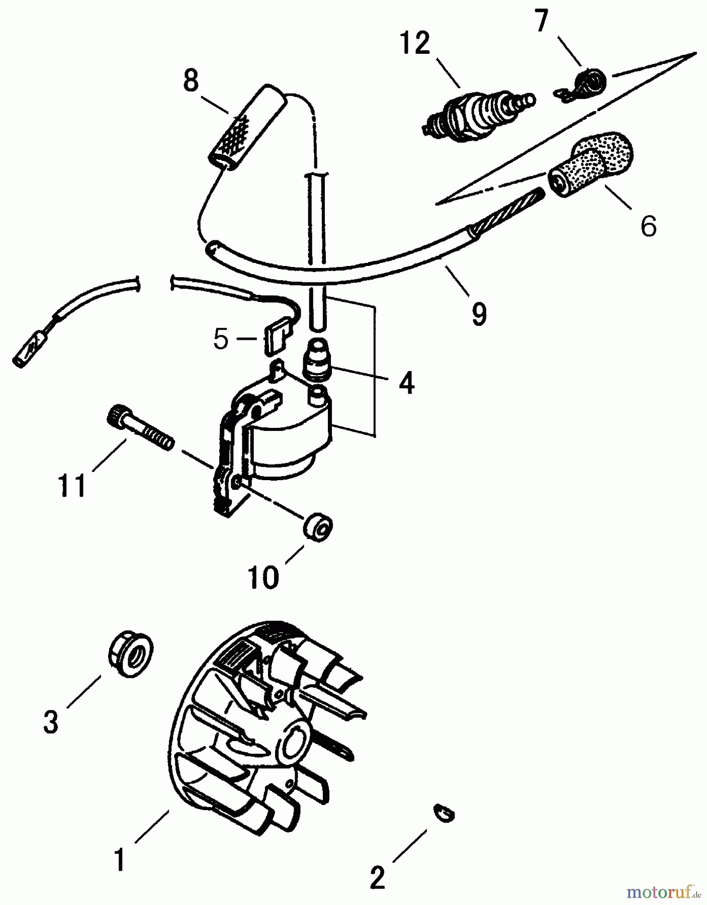 Shindaiwa Sprühgeräte ES726 - Shindaiwa Power Sprayer, Back Pack, S/N: 9029001 - 9039900 Flywheel / Ignition