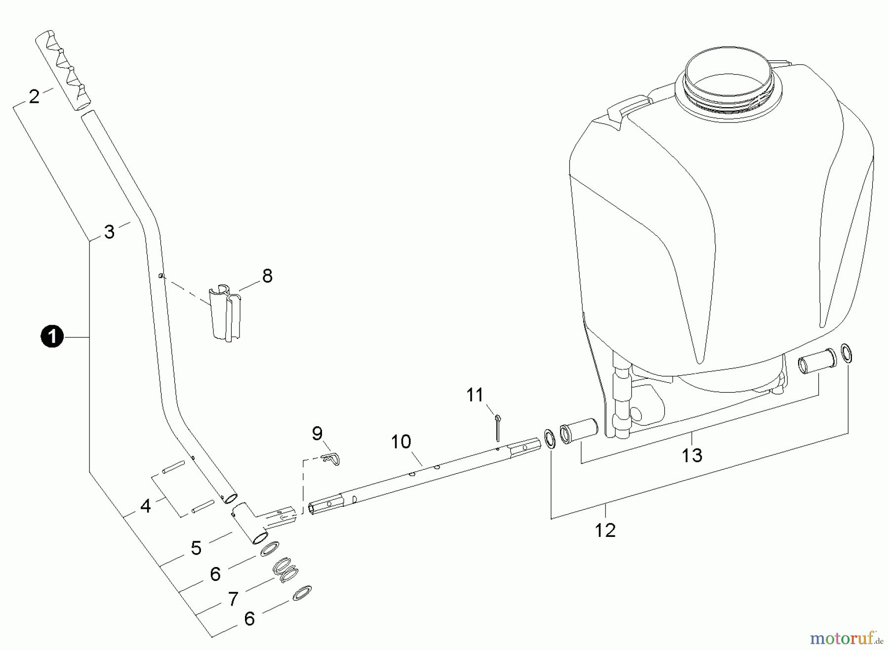  Shindaiwa Sprühgeräte SP40BPS - Shindaiwa Manual Sprayer, Pump Lever